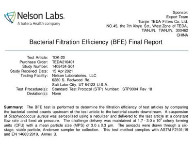 NELSON BFE99检测汇报